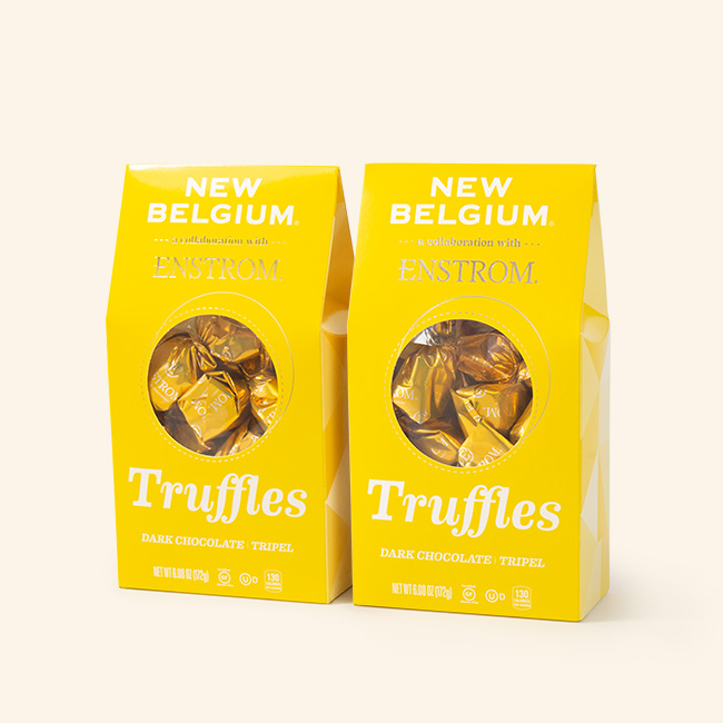 Dark Chocolate Tripel Ale Truffles